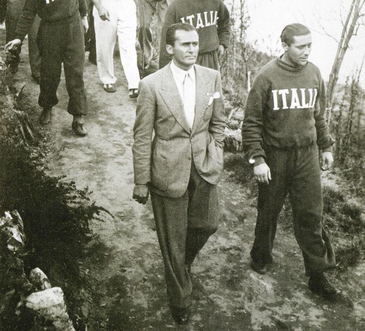 Monzeglio e Meazza in ritiro in montagna prima dei Mondiali 1938