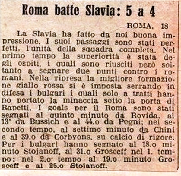 Roma Slavia 1927