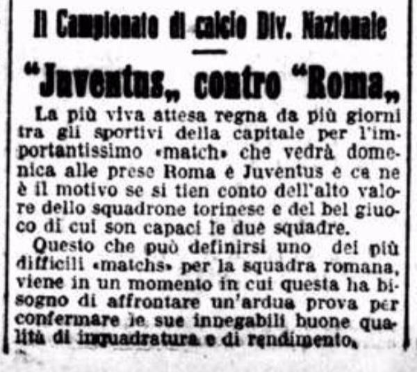 Roma Juventus 1927